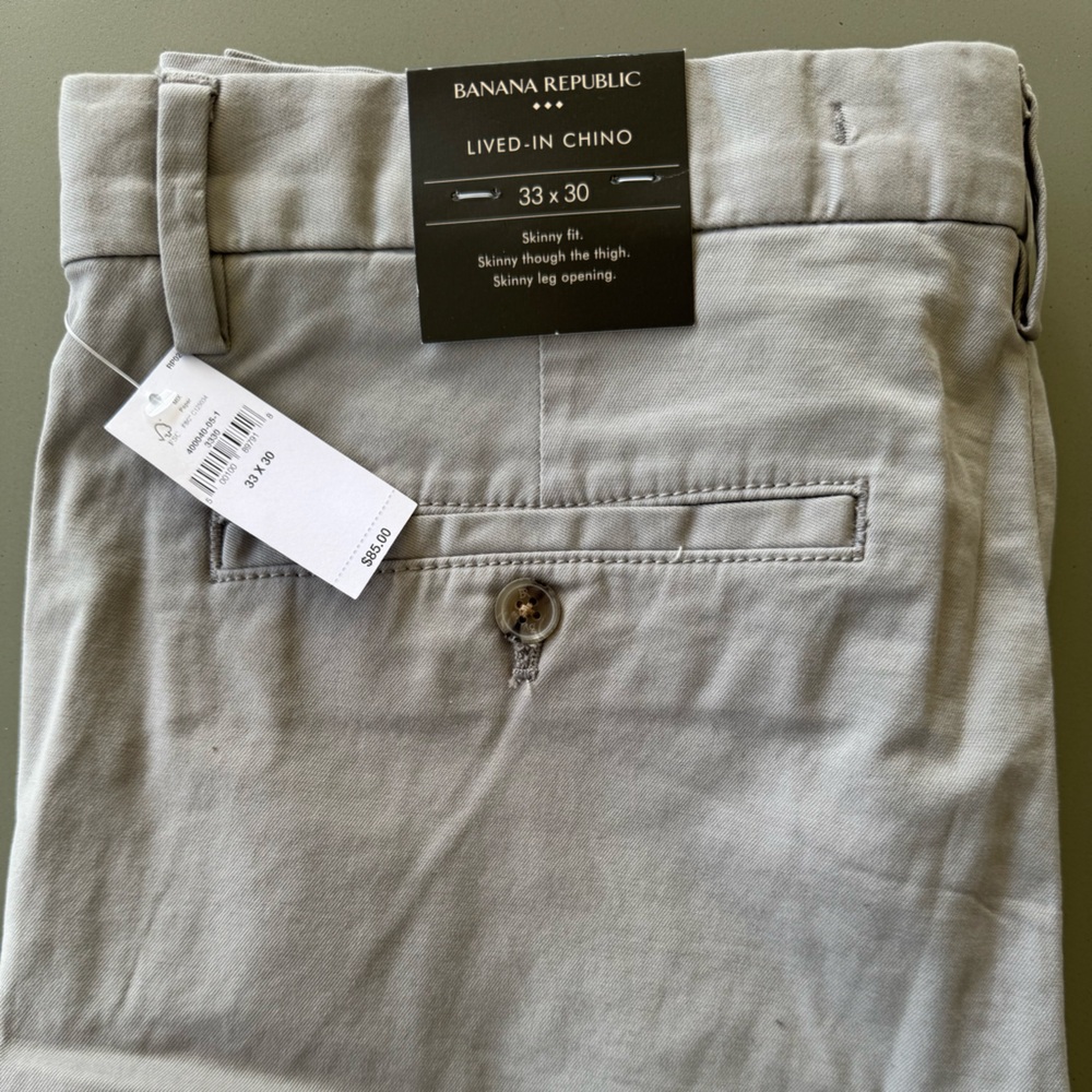 Banana Republic Men's Lived-in Chinos